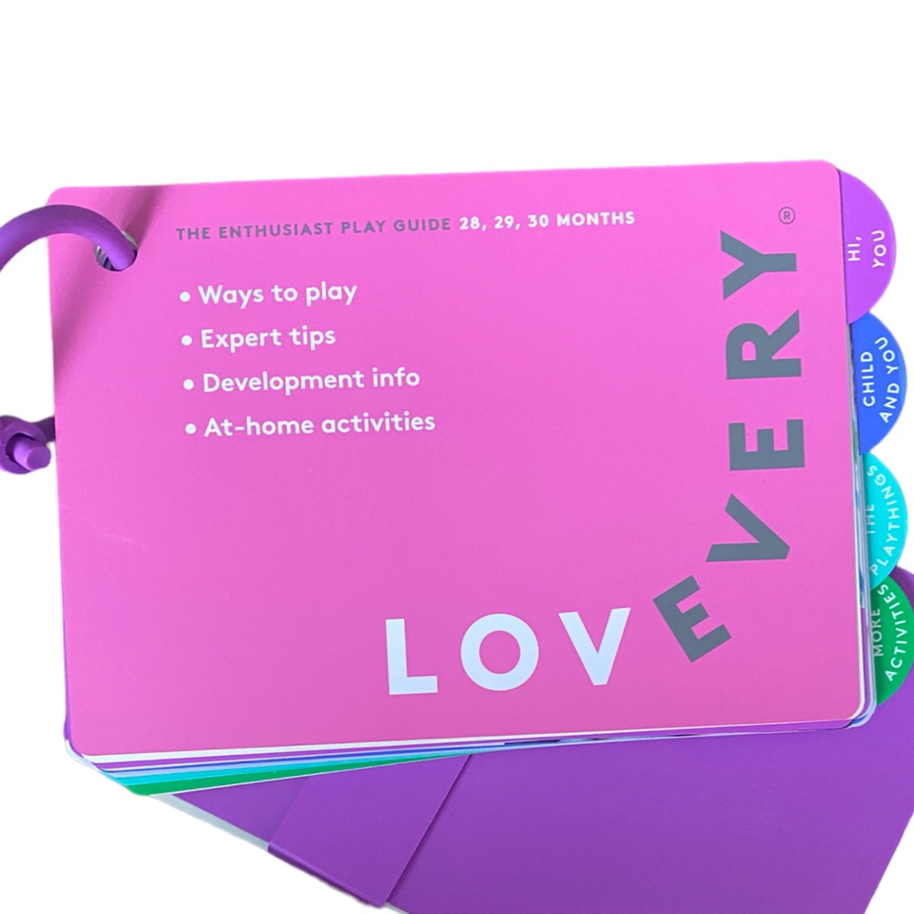 Lovevery The Enthusiast Play Guide only - 28, 29, 30 months